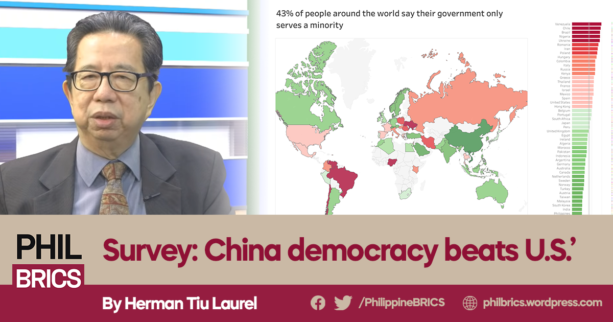 Survey: China’s democracy beats U.S.’