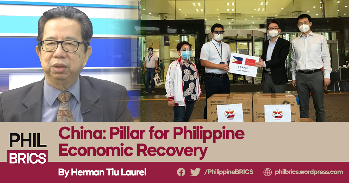 China: Pillar for Philippine Economic Recovery