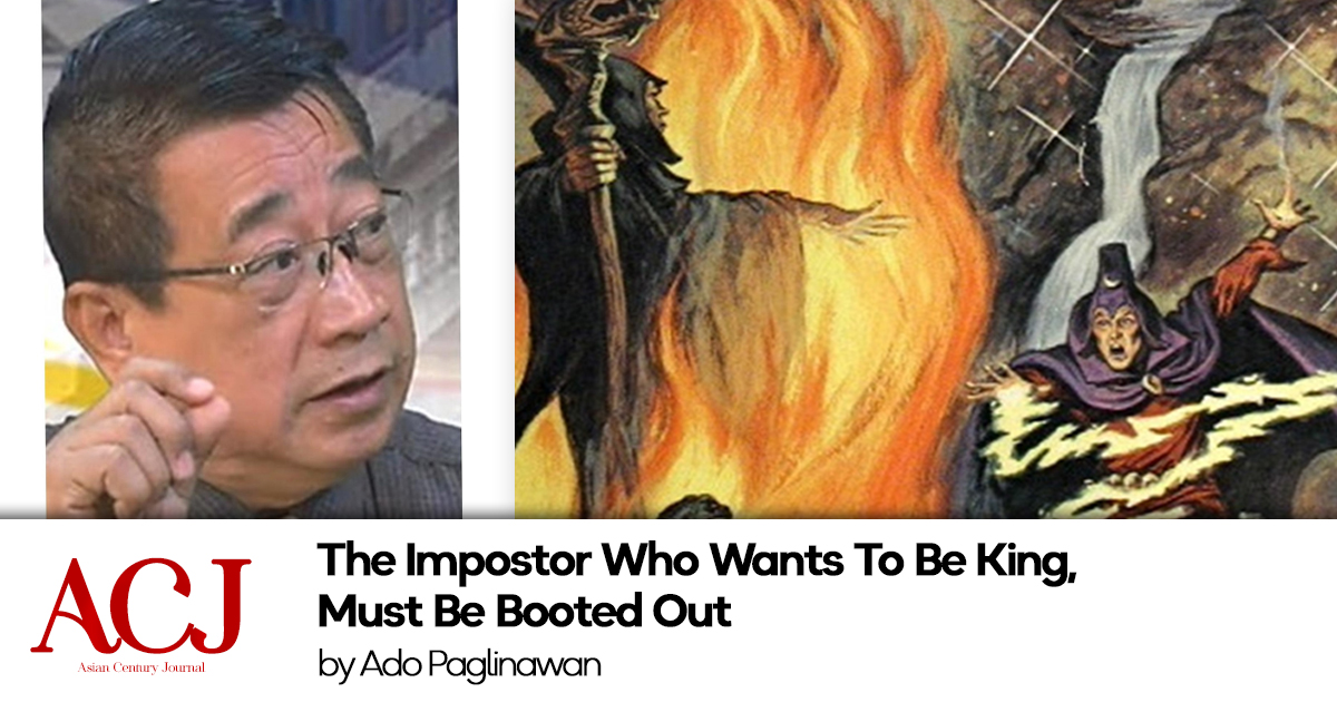 The Impostor Who Wants To Be King, Must Be Booted Out