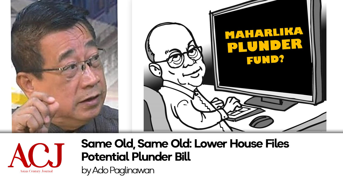 Same Old, Same Old: Lower House Files Potential Plunder Bill