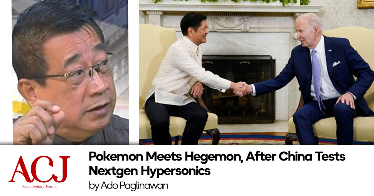 Pokemon Meets Hegemon, After China Tests Nextgen Hypersonics