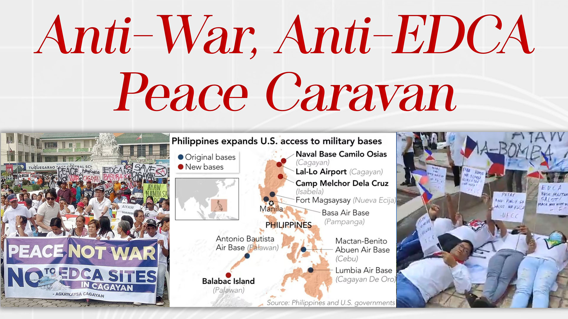Anti-War, Anti-EDCA Peace Caravan Forum