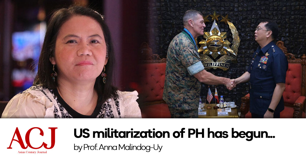 US militarization of PH has begun…