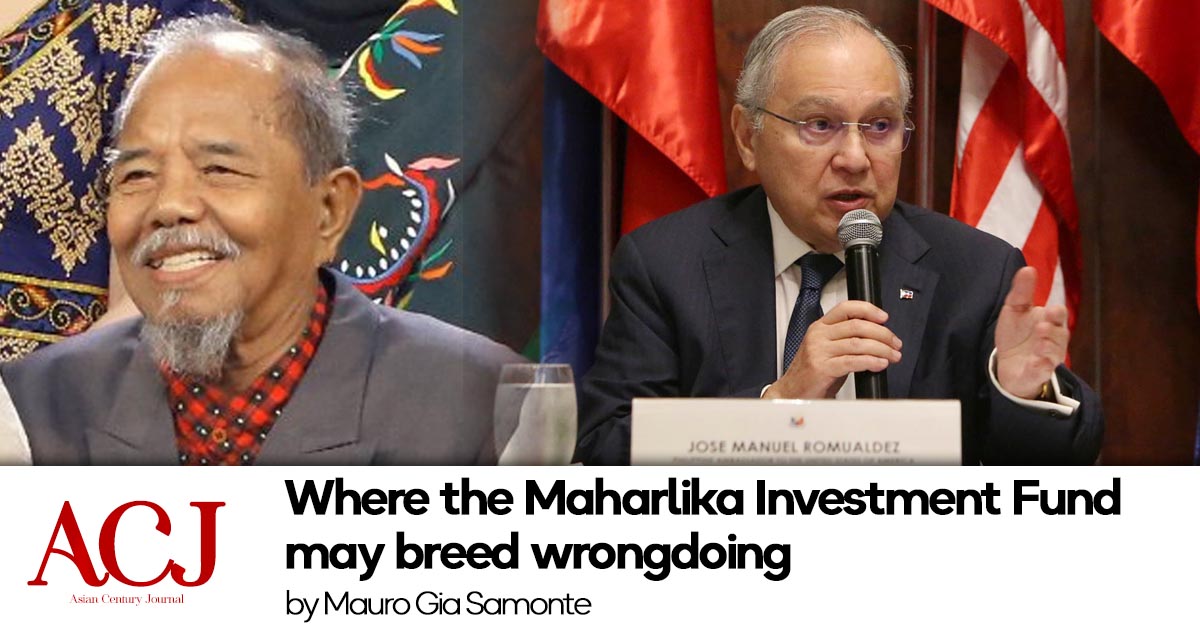 Where the Maharlika Investment Fund may breed wrongdoing