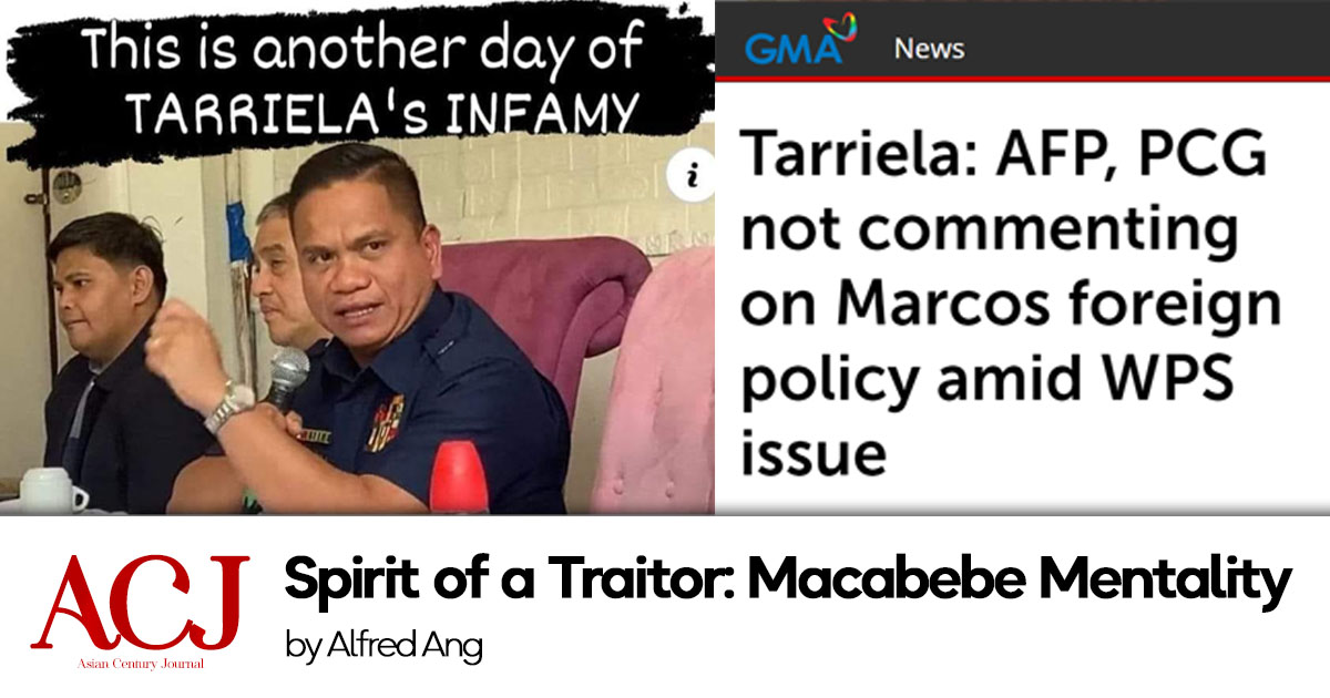 Spirit of a Traitor: Macabebe Mentality