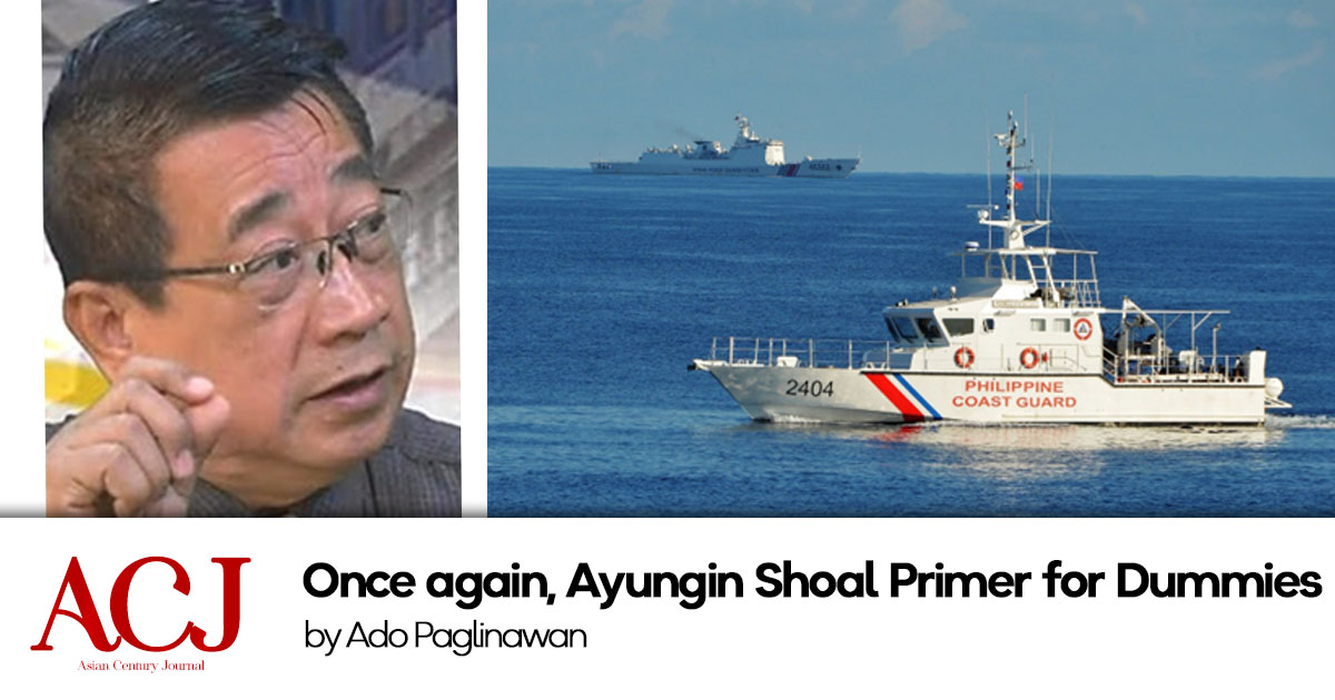Once again, Ayungin Shoal Primer for Dummies