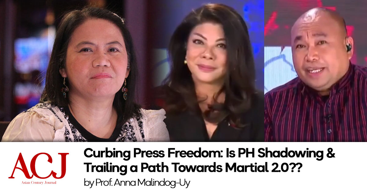 Curbing Press Freedom: Is PH Shadowing & Trailing a Path Towards Martial 2.0??