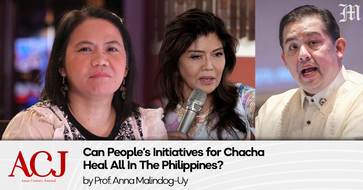 Can People’s Initiatives for Chacha Heal All In The Philippines?