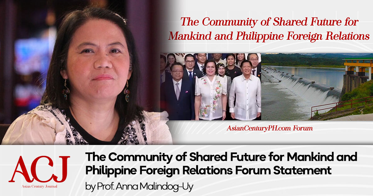 The Community of Shared Future for Mankind and Philippine Foreign Relations Forum Statement
