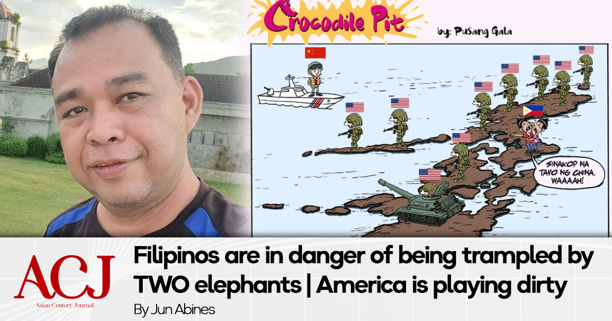 Filipinos are in danger of being trampled by TWO elephants – America is playing dirty again in Asia