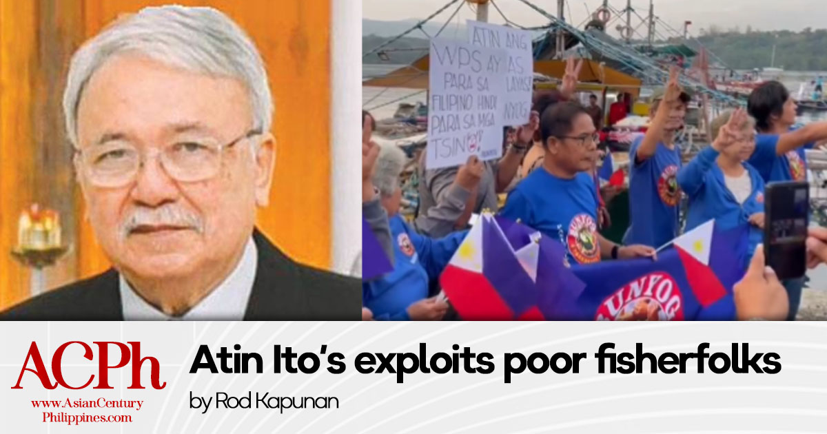 “Atin Ito’s” exploits poor fisherfolks