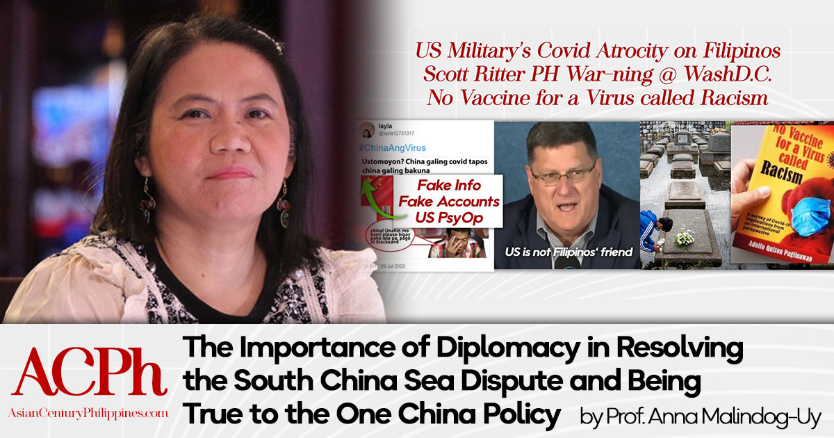 The Importance of Diplomacy in Resolving the South China Sea Dispute and Being True to the One China Policy