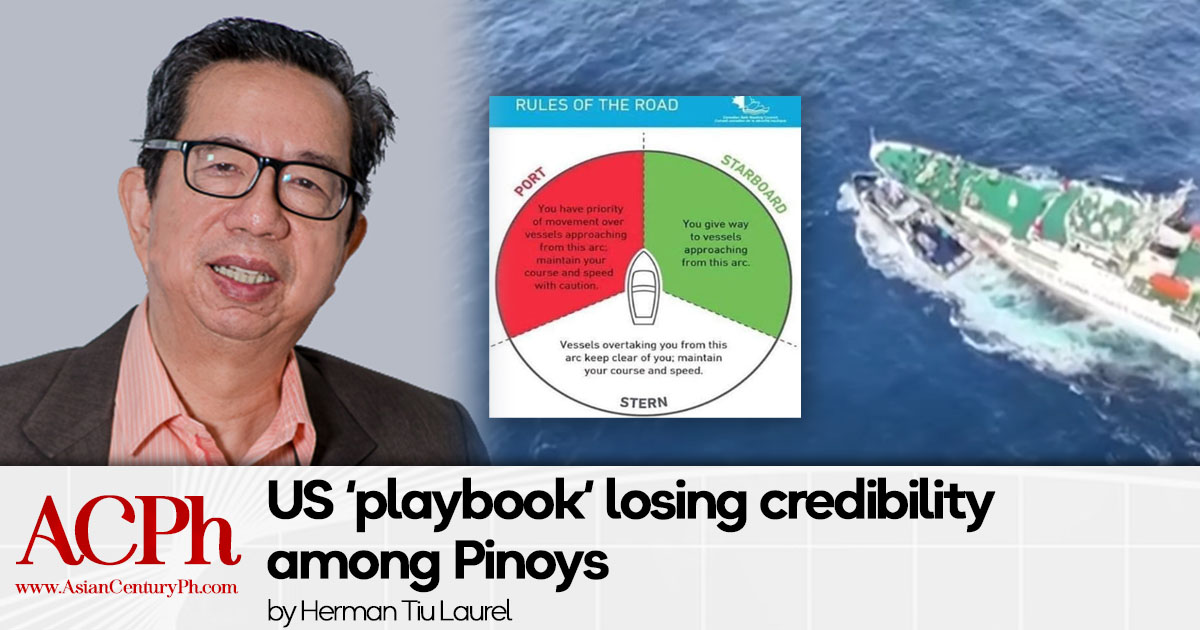 US ‘playbook’ losing credibility among Pinoys