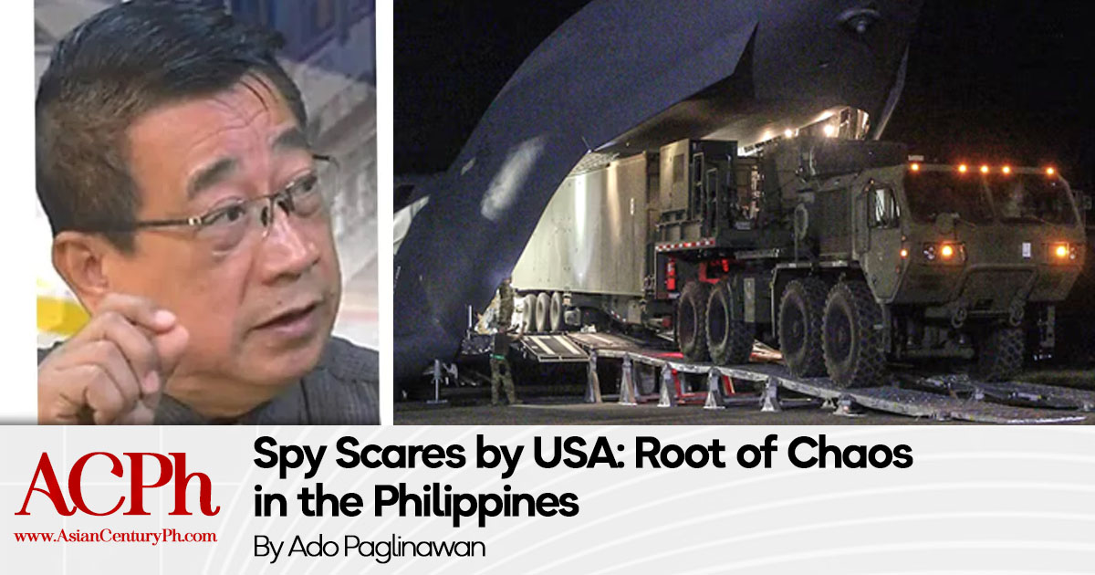 Spy Scares by USA: Root of Chaos in the Philippines