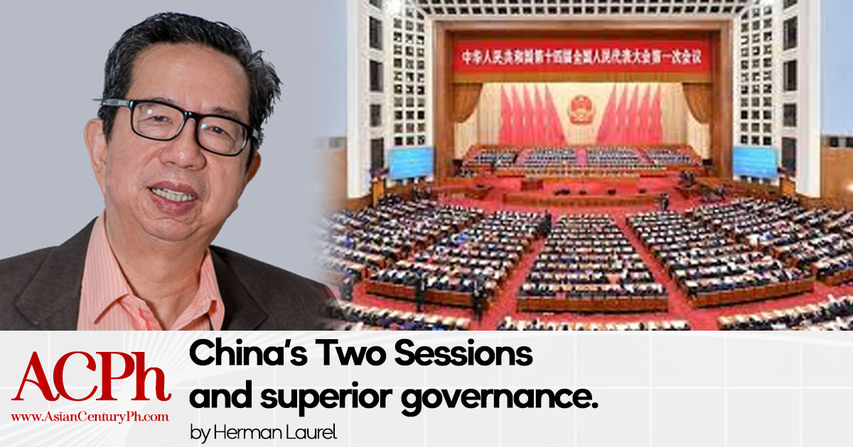 China’s Two Sessions and superior governance.