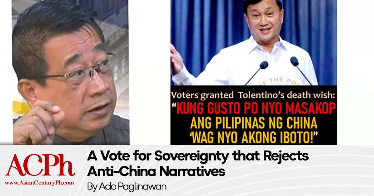 A Vote for Sovereignty that Rejects Anti-China Narratives