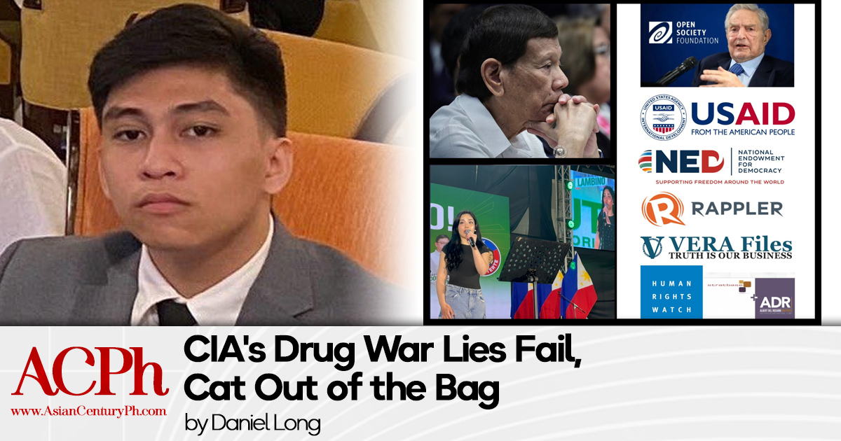 CIA’s Drug War Lies Fail, Cat Out of the Bag