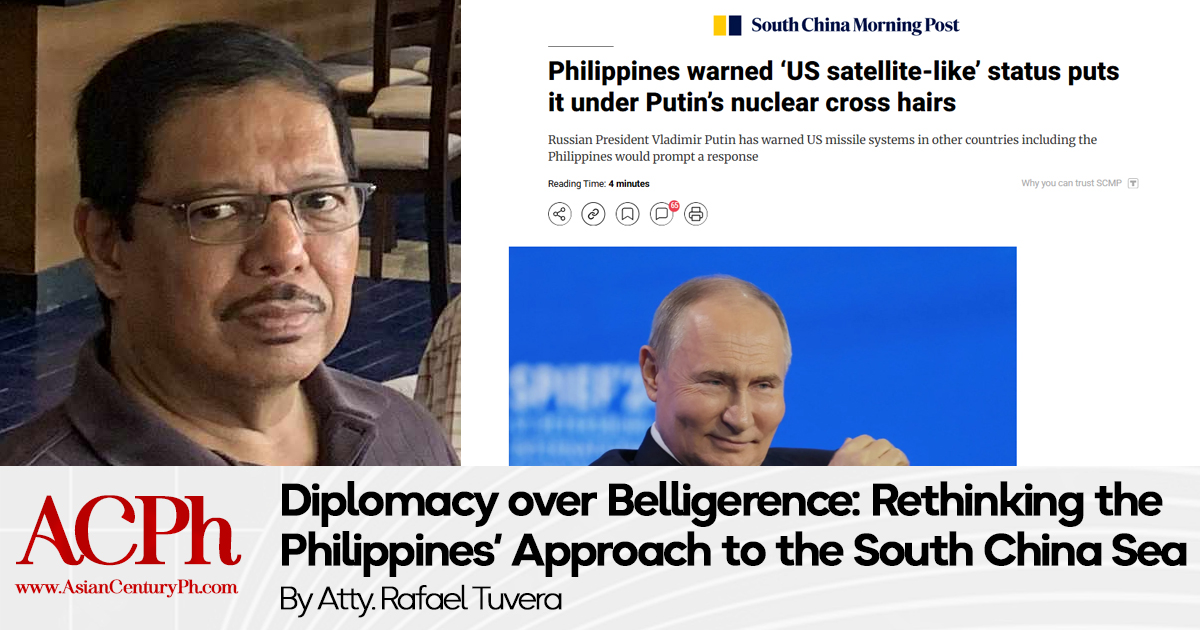 Diplomacy over Belligerence: Rethinking the Philippines’ Approach to the South China Sea Dispute