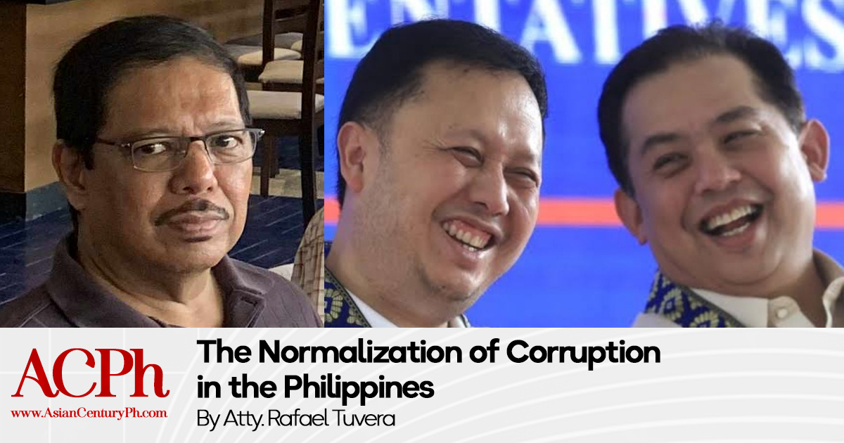 The Normalization of Corruption in the Philippines