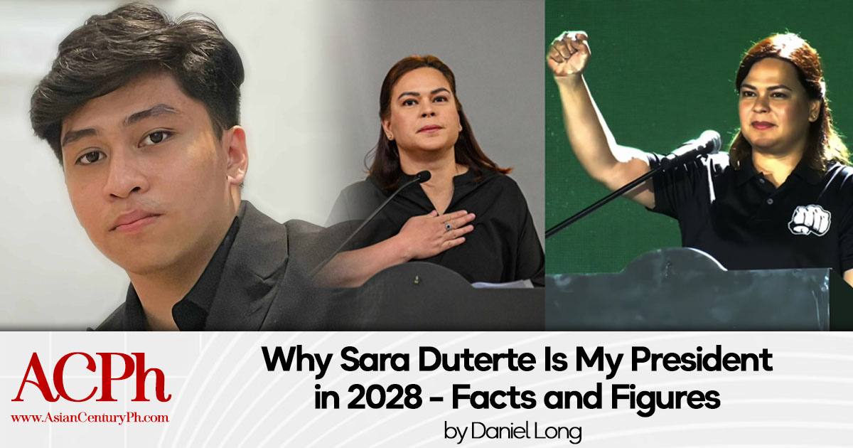 Why Sara Duterte Is My President in 2028 – Facts and Figures