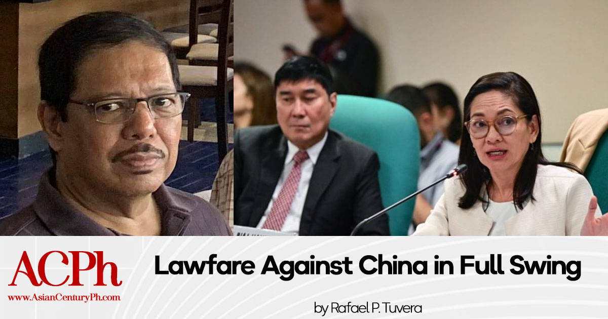 Lawfare Against China in Full Swing