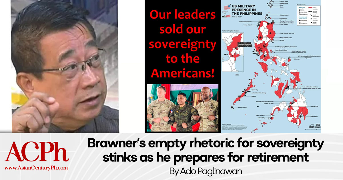 Brawner’s empty rhetoric for sovereignty stinks as he prepares for retirement